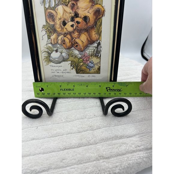 Vintage Jody Bergsma Limited Edition Bears Mixed Media Signed Numbered 1833/7500 - Picture 6 of 7